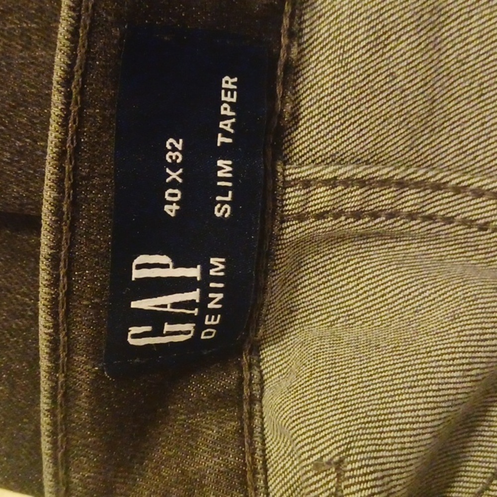 GAP Washed Black Denim - All Temp Jeans. Sz 40x32 - Picture 2 of 4